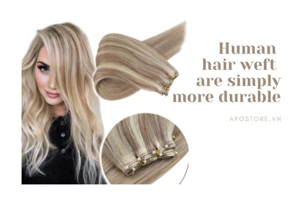 Why go for human hair weft over synthetic ones? | APOSTORE BLOG