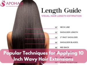 10 Inch Wavy Hair Extensions