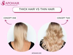 Thick hair vs Thin hair