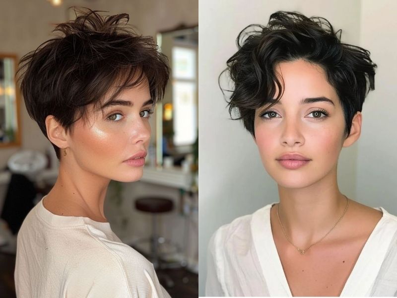 Wavy Pixie Cut