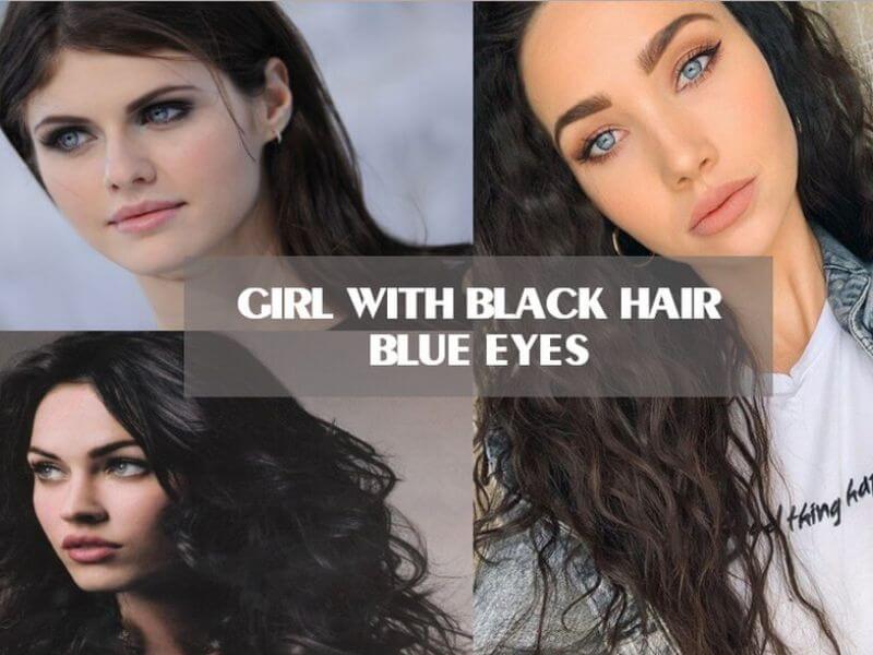 Black Hair and Blue Eyes - The Hidden Beauty