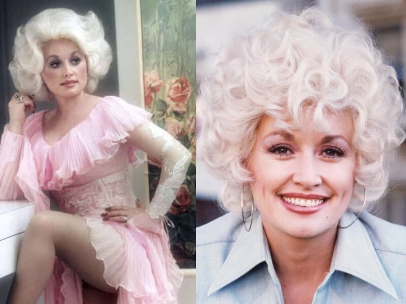 Dolly Parton barely shows her face without makeup