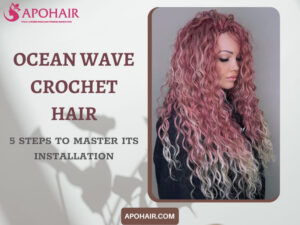 Ocean wave crochet hair