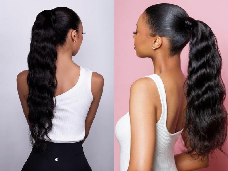 Wavy Ponytail Styles