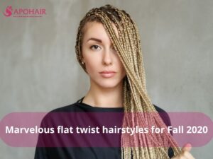 Flat twist hairstyles