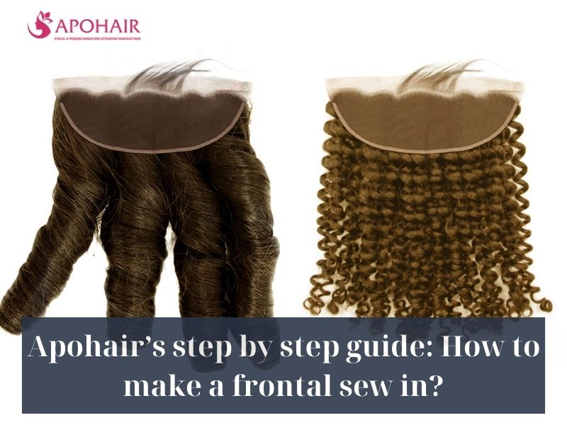 How to make a frontal sew in