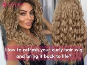 How to refresh curly hair wig