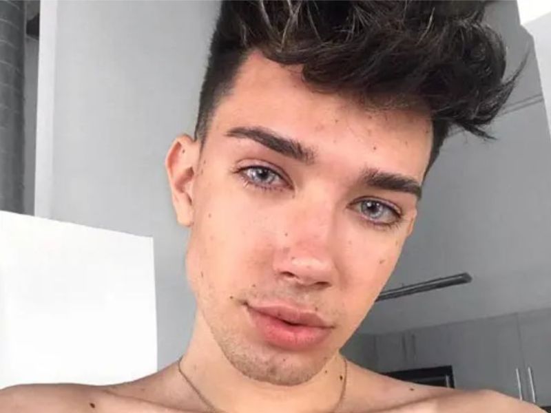 James Charles without makeup