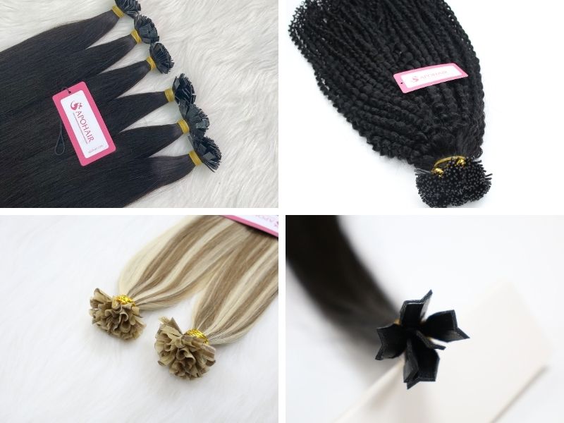 4 basic pre bonded hair extensions of Apohair