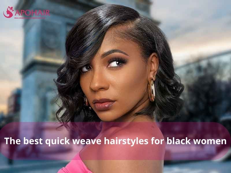 How y'all feel about quick weaves? #quickweave #quickweavetutorial #qu... |  sew in with leave out | TikTok