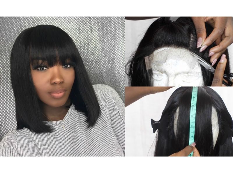 How to cut a bang in a wig 4 step guide to change your look