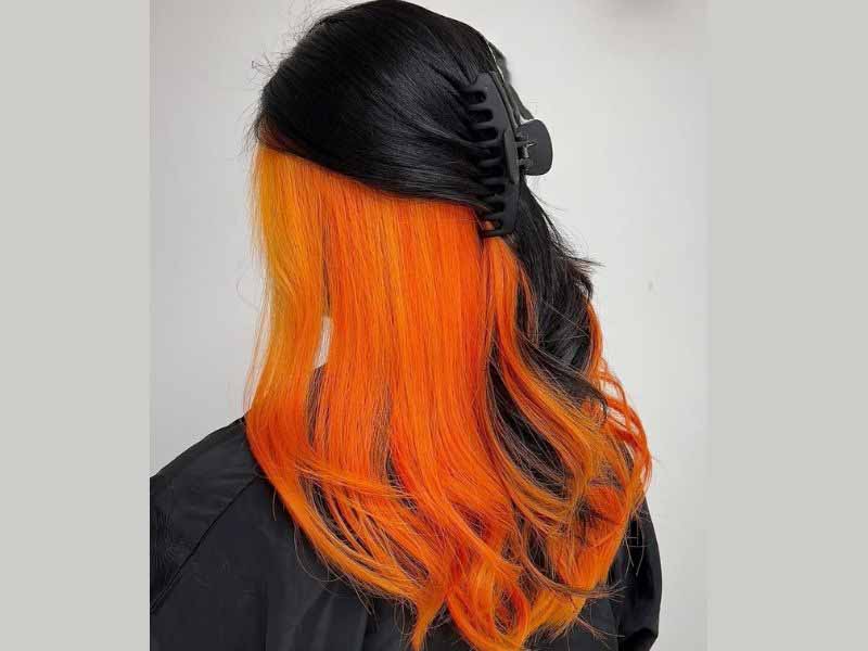 Black and orange