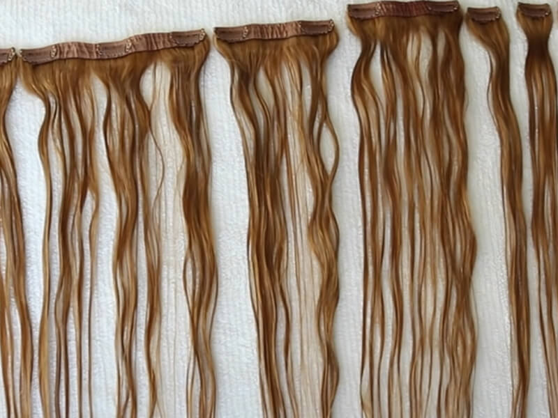 Drying Methods for Clip-in Hair Extensions