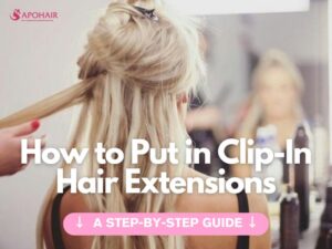 Learn how to easily install clip in hair extensions at home