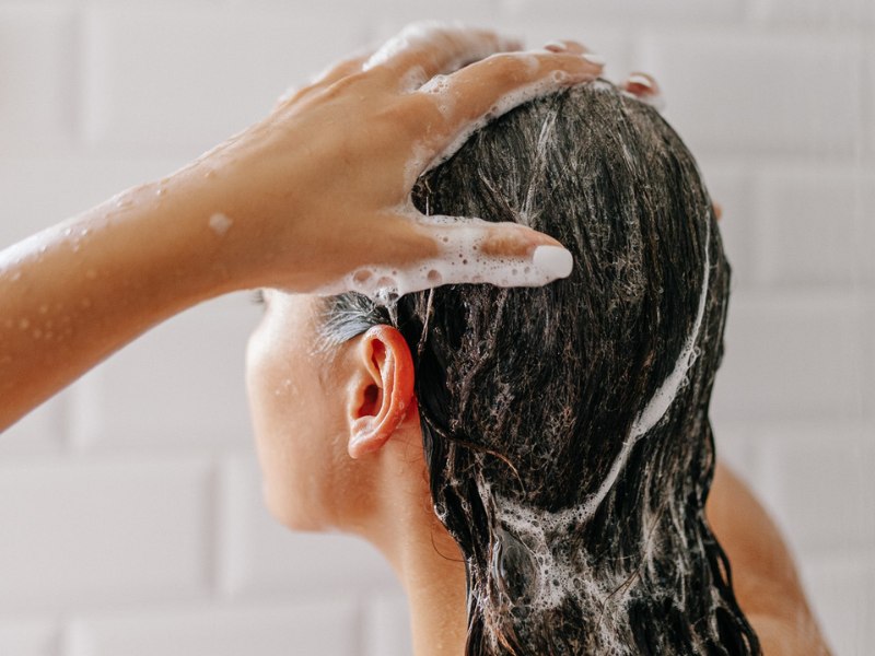 Use a hydrating conditioner to keep your hair soft and shiny