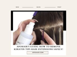 How to remove keratin tip hair extensions