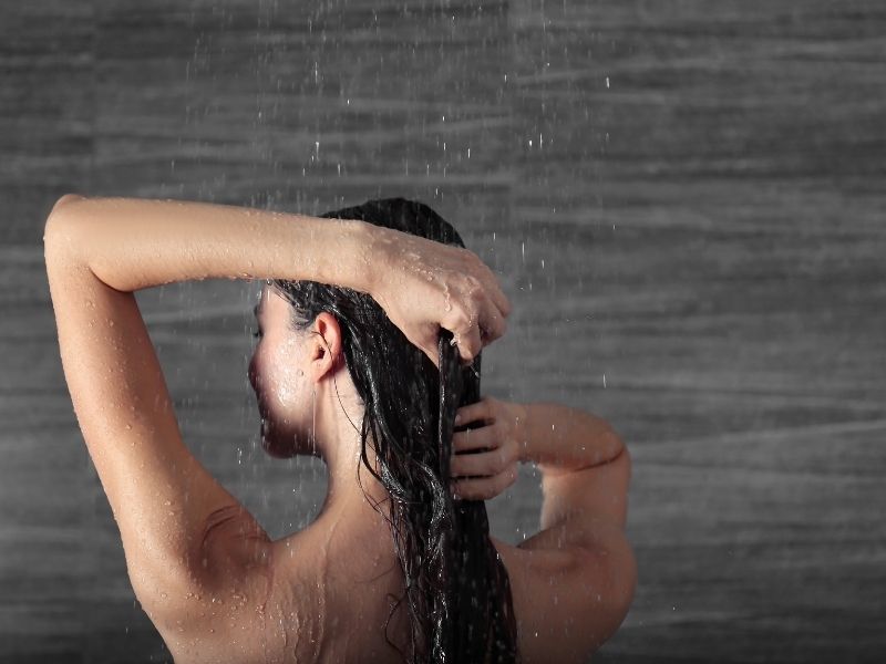 Wash your hair right after with clean water 