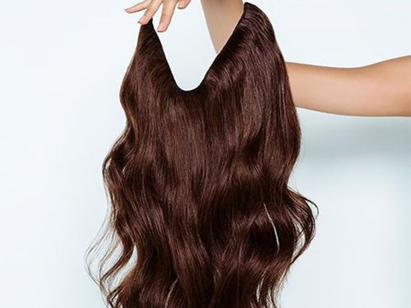 Halo hair extensions