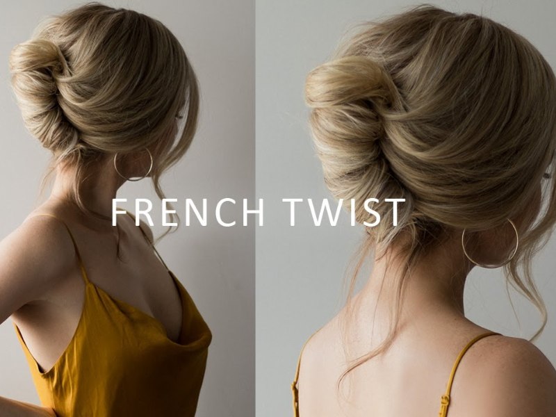 Classic French Twist with Claw