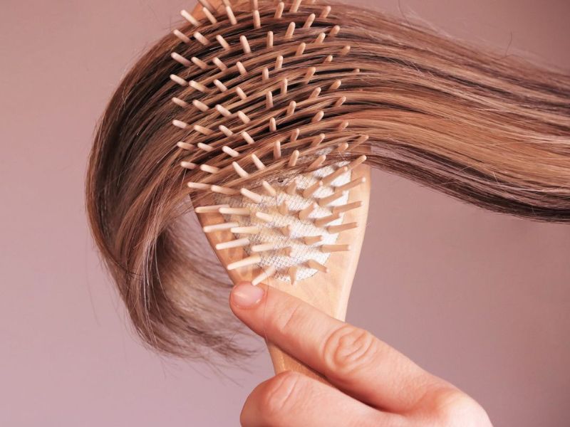 Comb your hair to remove any tangles