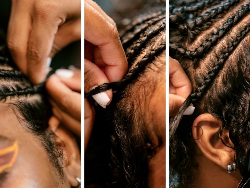 How to fix frizzy box braids