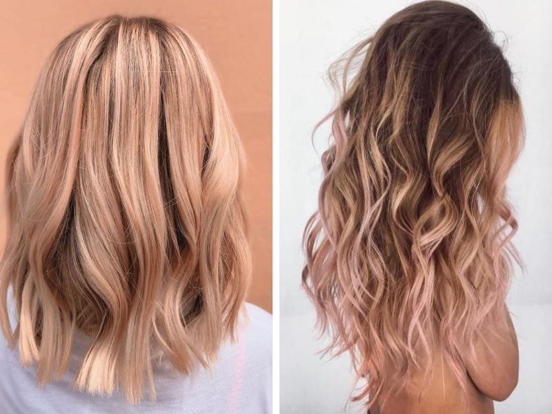 Peachy Rose Blonde