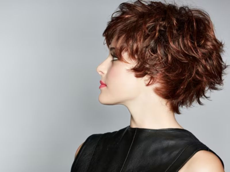 Textured pixie is one of the best choice when it comes to short wavy hair