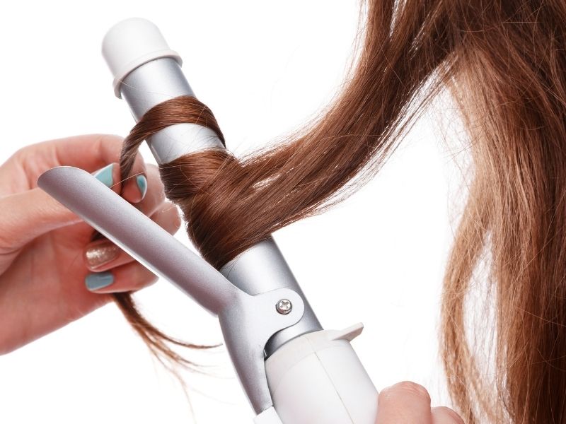 Use straightener to curl your hair