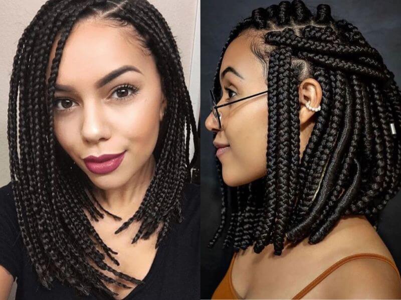 Box Braids Bob