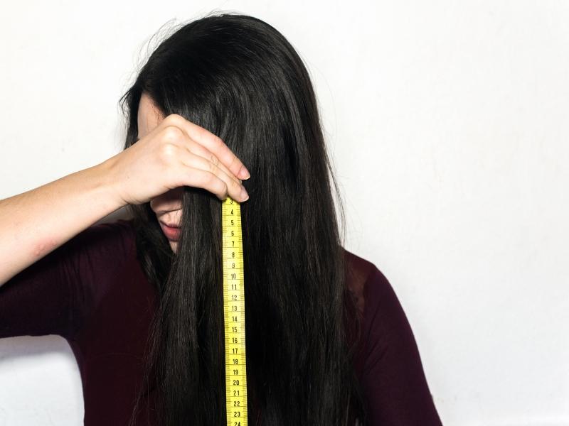 How to measure your hair length