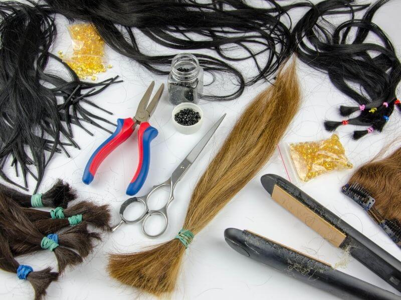 Tools and Materials Needed For Applying Keratin Hair Extensions