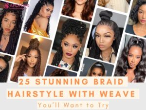 Braid Hairstyle with Weave