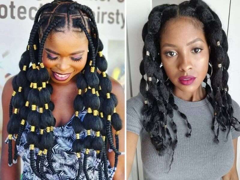 Bubble Braids with Weave