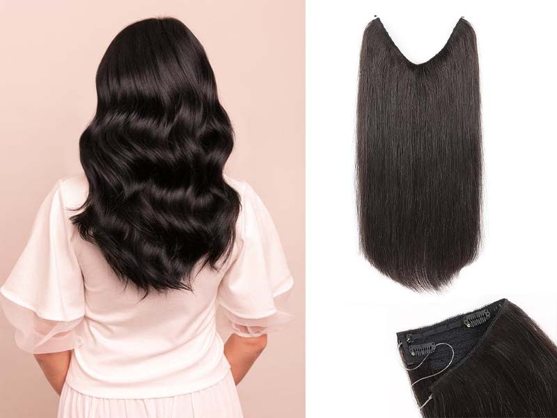 16 inch halo hair extensions