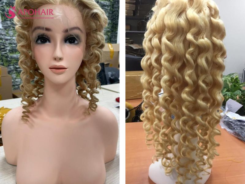 Apohair's Blonde Wig With Bangs