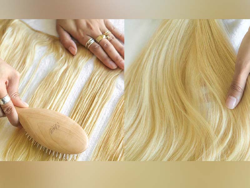 Drying Hair Extensions