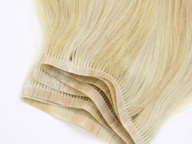 Flat weft for Alopecia