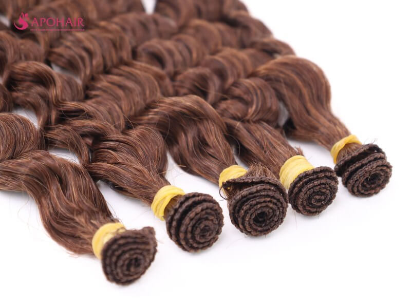 Hand-tied wefts from Apo Hair