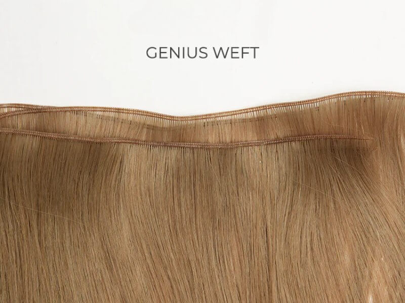 Combines the best features of machine weft vs hand tied extensions