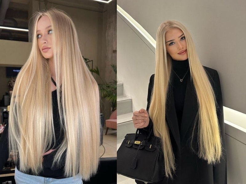 You definitely should try this hairstyle with long hair