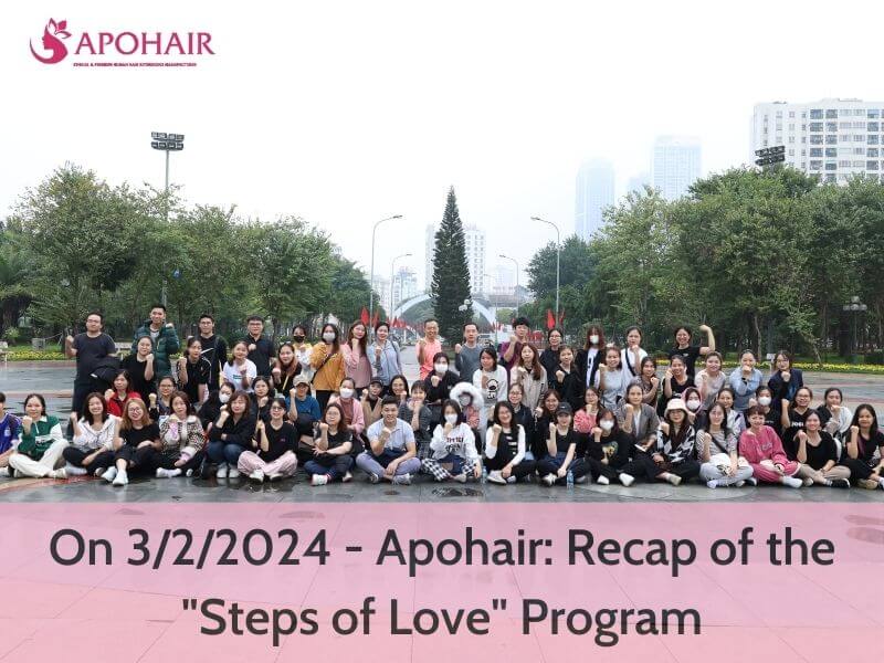 Apohair Recap of the Steps of Love Program