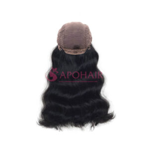 Black Natural Wavy Lace Cloure Wig