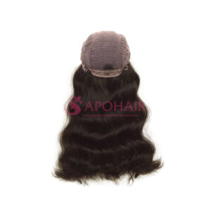 Dark Brown Natural Wavy Lace Cloure Wig