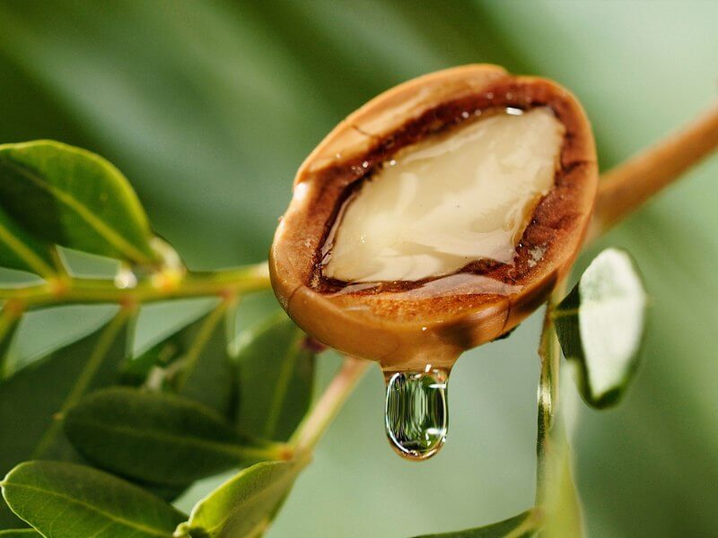 Argan oil has vitamins that help to nourish and repair damaged hair