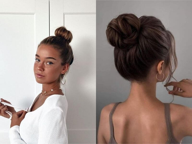 Topknot - keeps you cool and comfortable under the sun