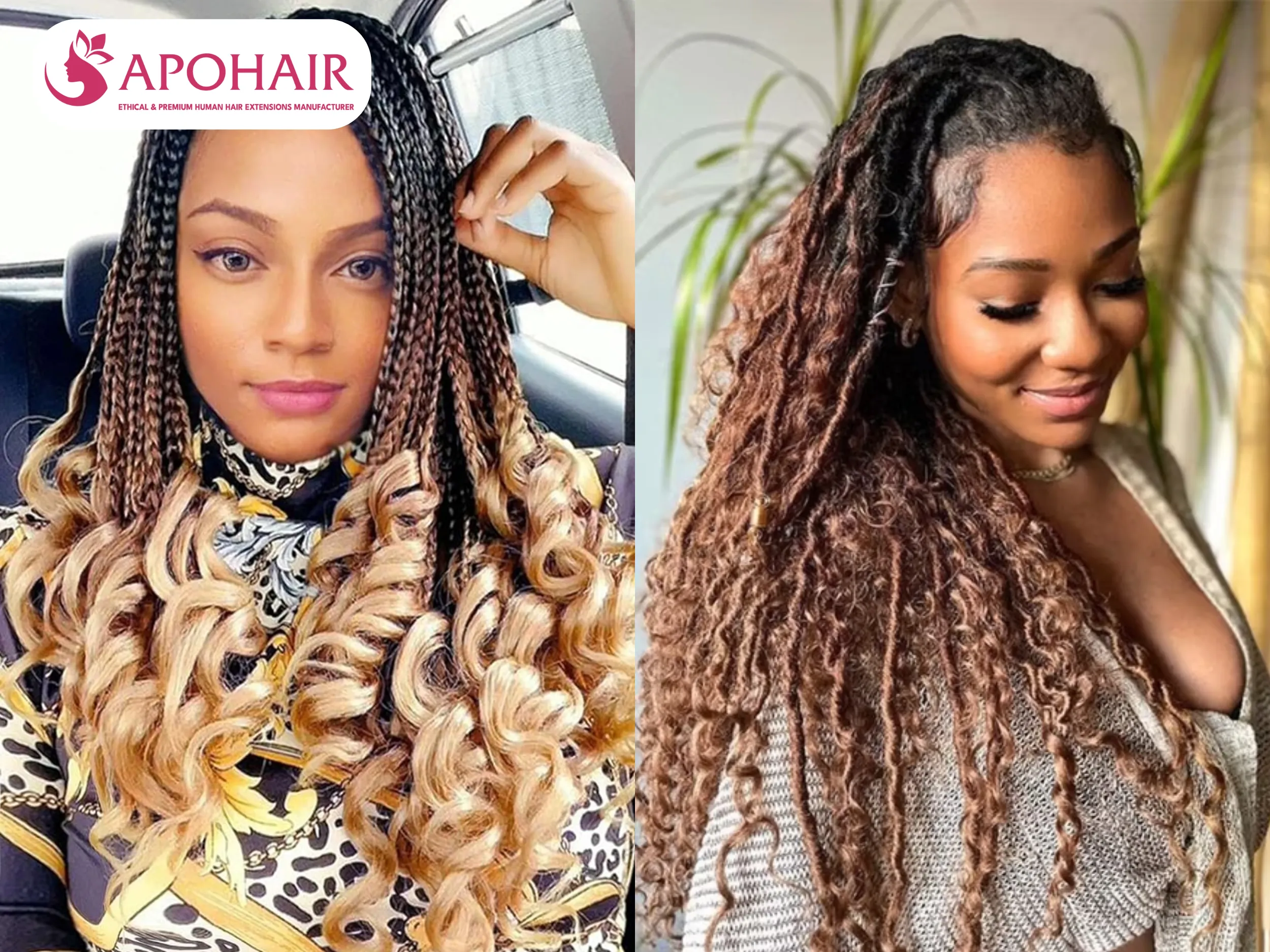 ombre crochet braids