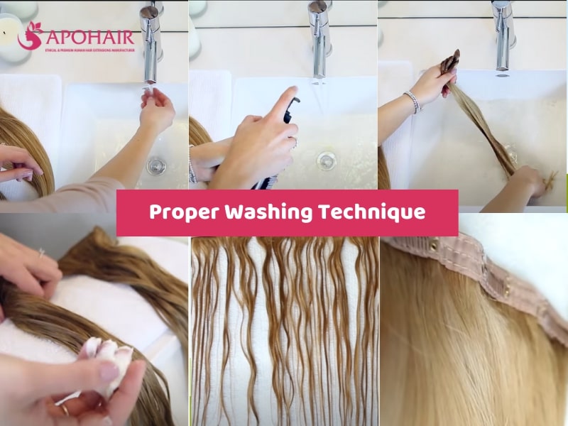 How To Wash Clip In Hair Extensions