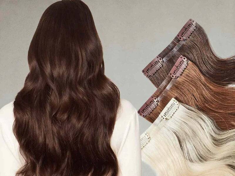 Use the right amount of clip-in hair extensions depending on your hair type