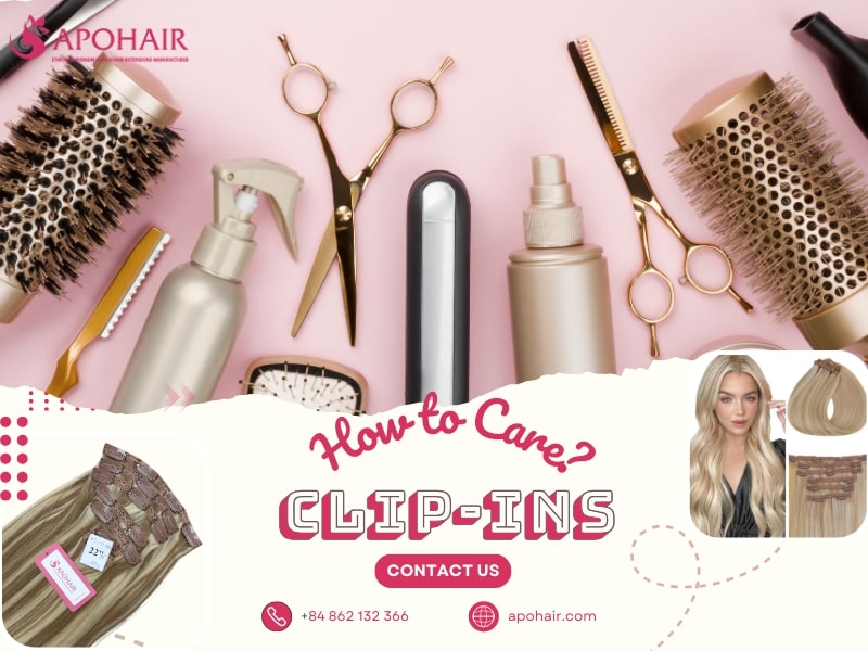 How to Care for Clip In Hair Extensions