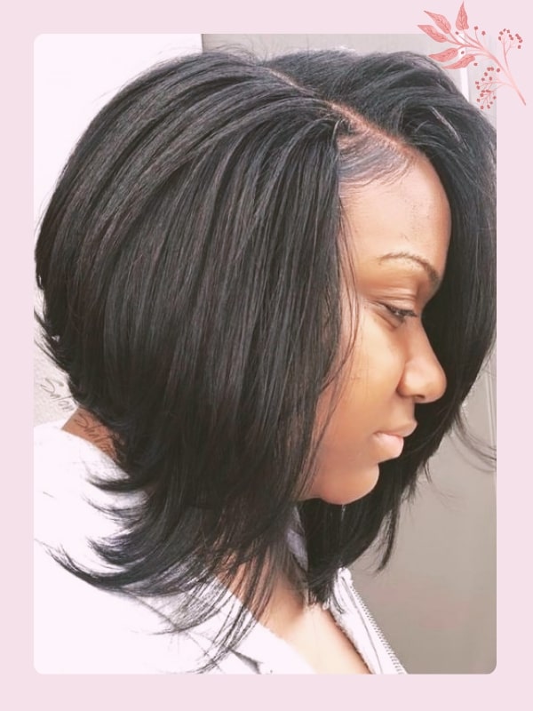 Layered Bob Quick Weave